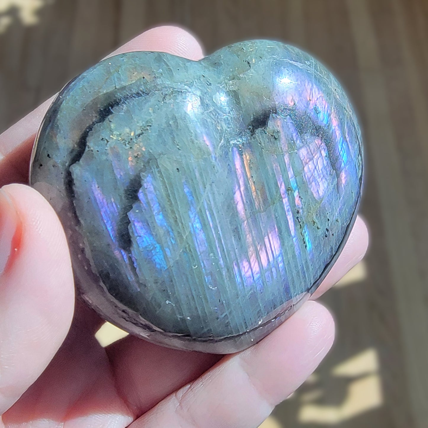 Labradorite - Heart