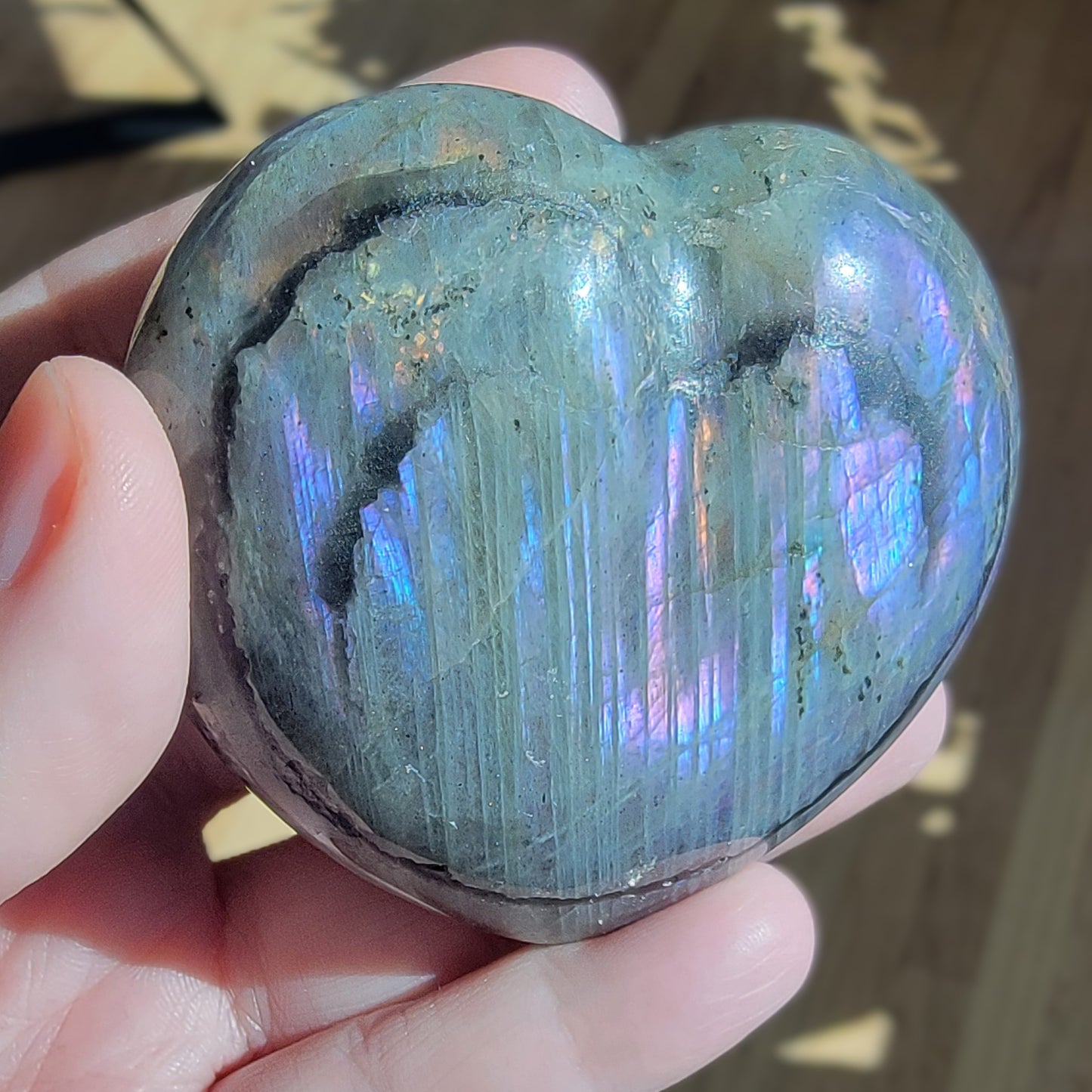 Labradorite - Heart