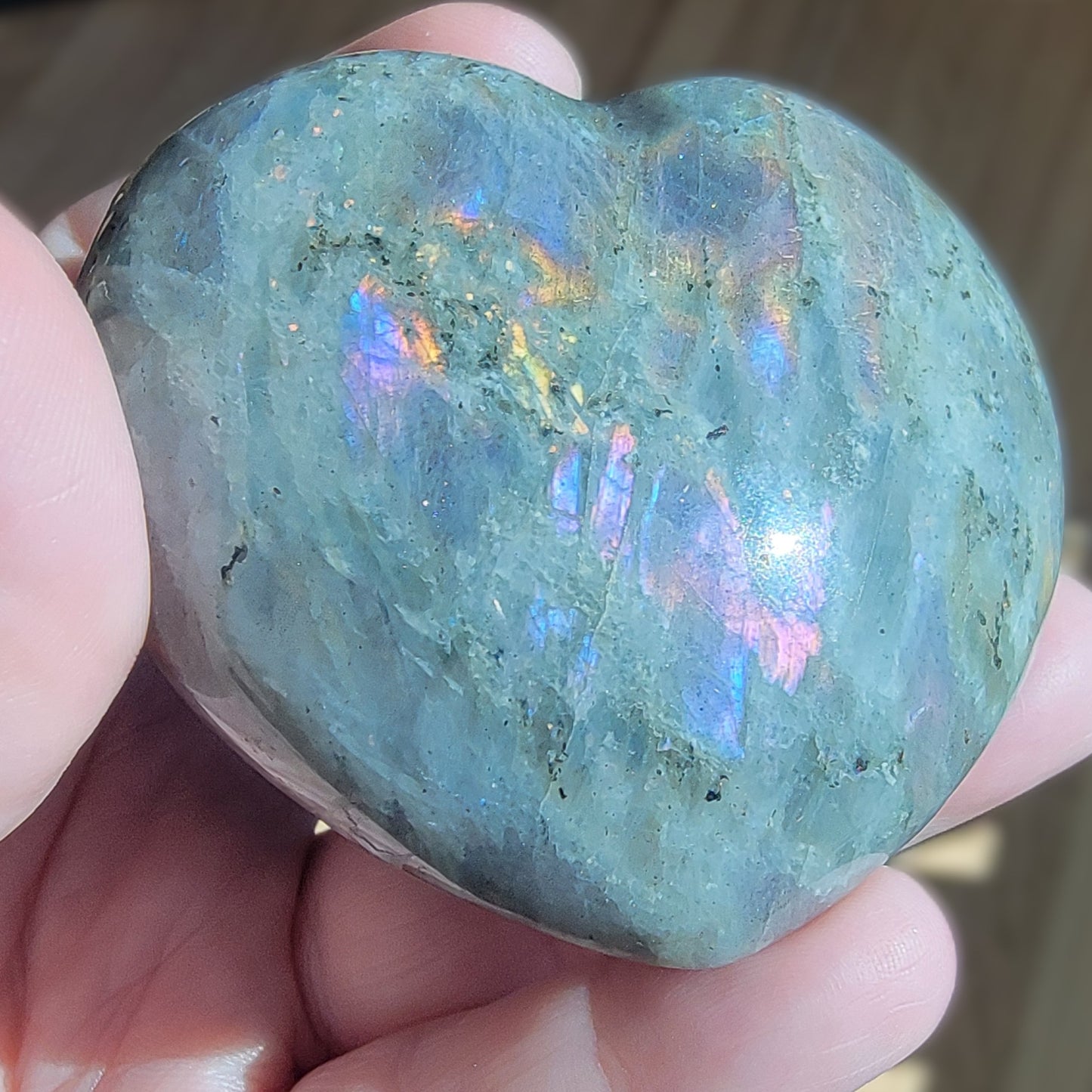 Labradorite - Heart