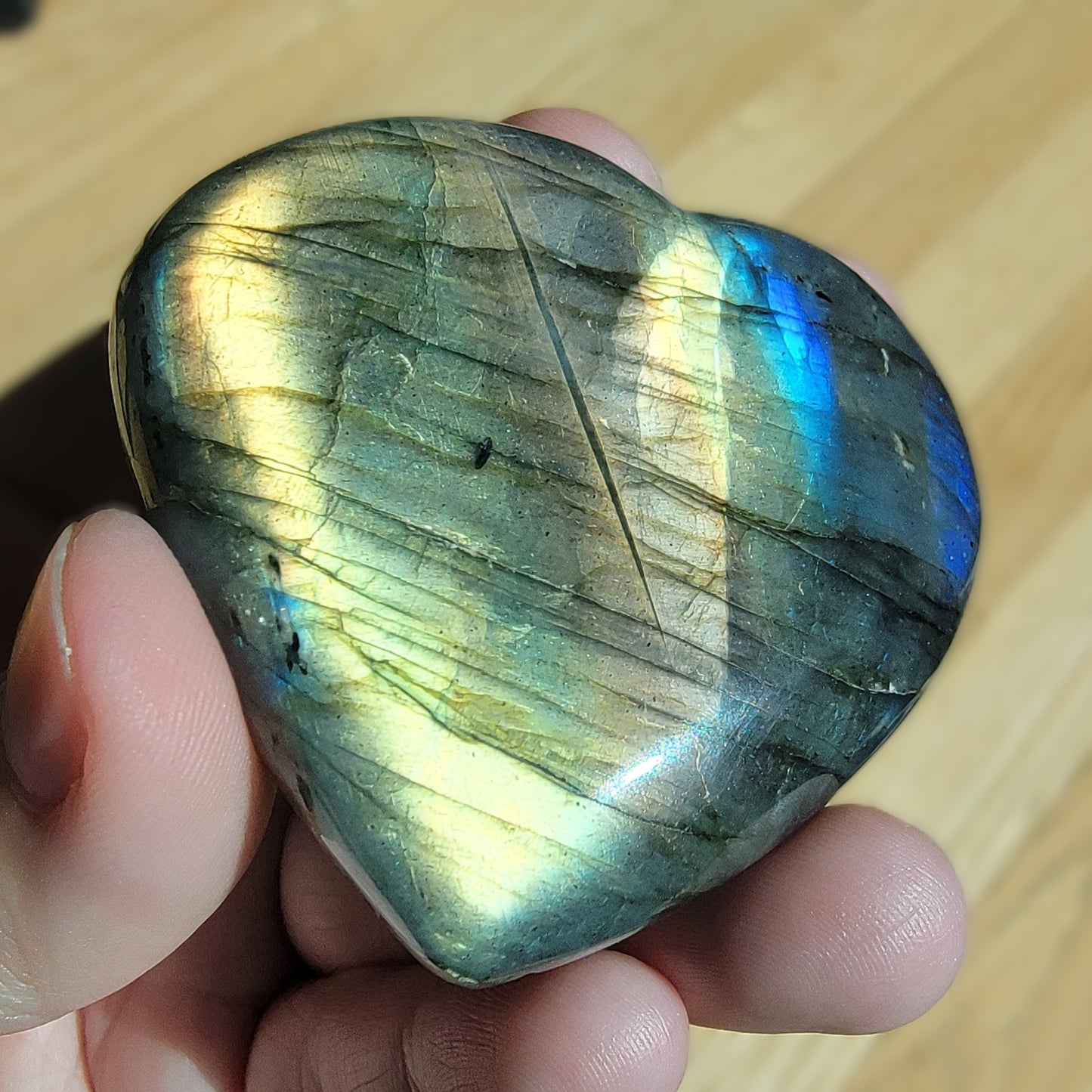 Labradorite - Heart